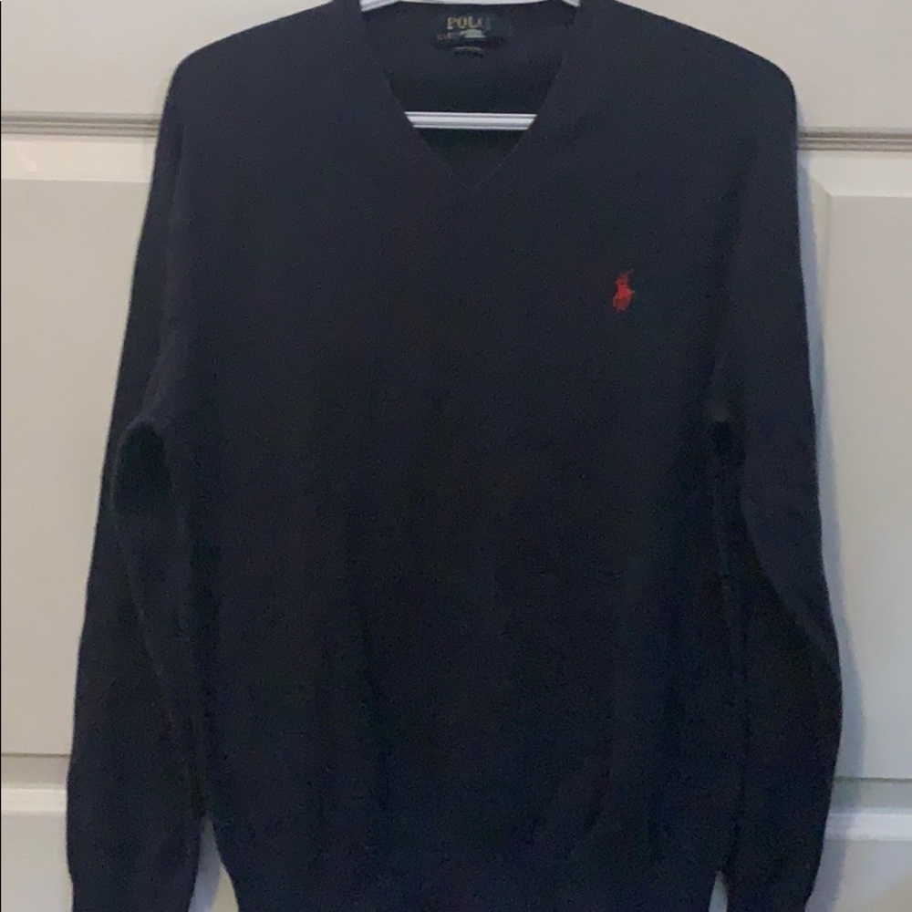 Polo Ralph Lauren Pima Cotton Vneck Sweater
